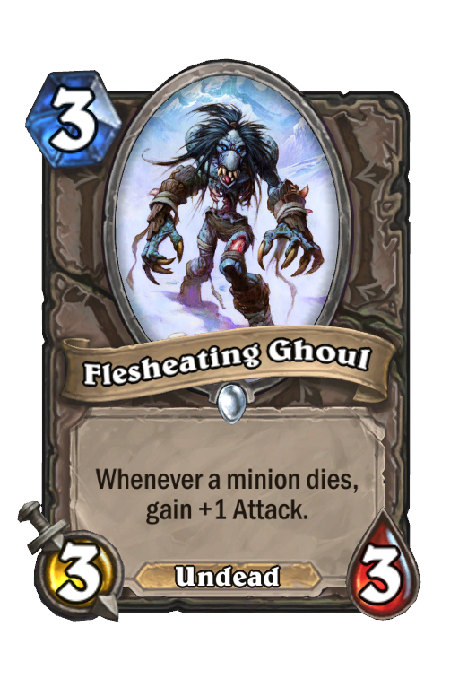 Flesheating Ghoul Hearthstone kártya