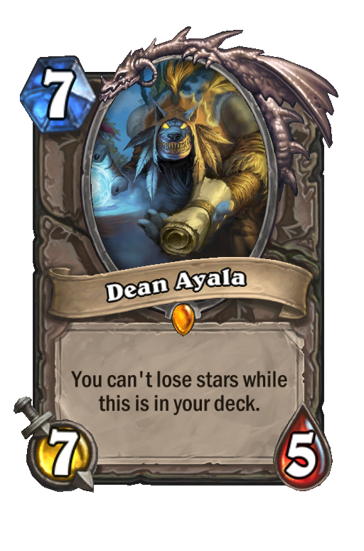 Dean Ayala Hearthstone kártya