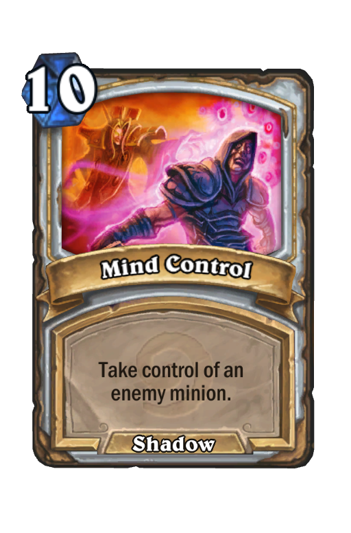 Mind Control Hearthstone kártya