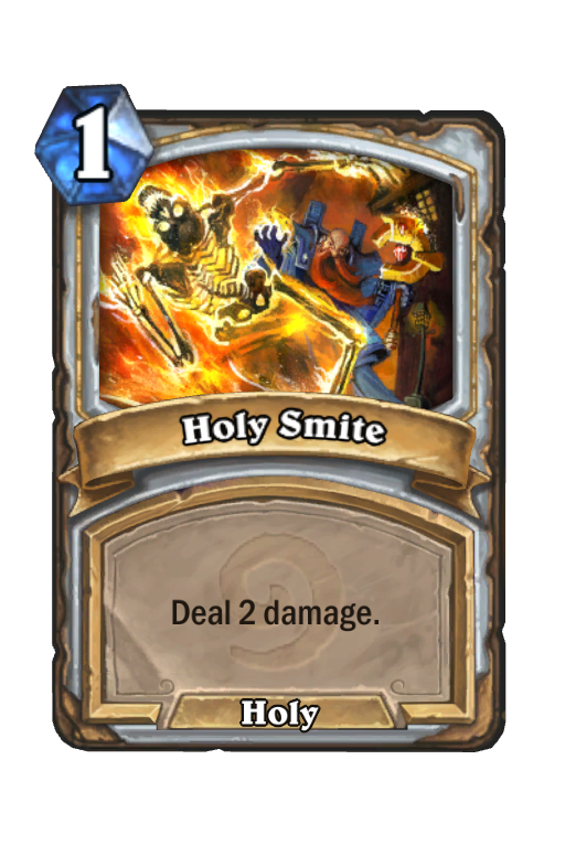 Holy Smite Hearthstone kártya
