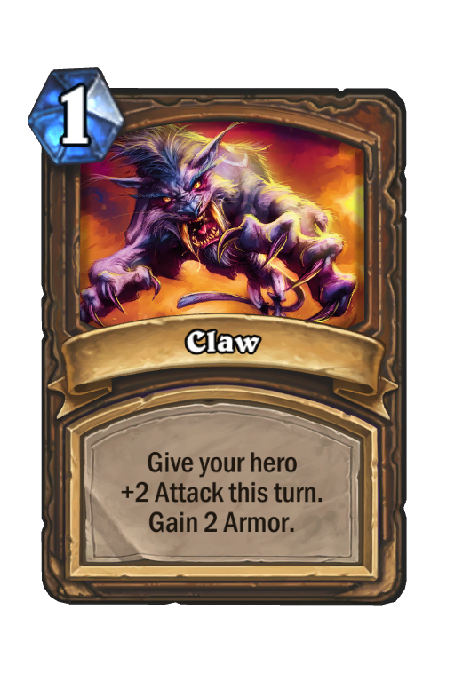Claw Hearthstone kártya