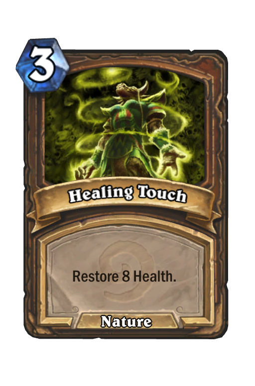 Healing Touch Hearthstone kártya