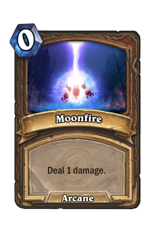 Moonfire Hearthstone kártya