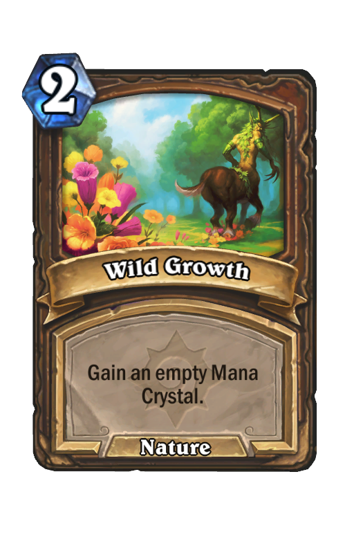 Wild Growth Hearthstone kártya