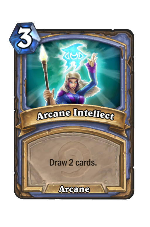 Arcane Intellect Hearthstone kártya