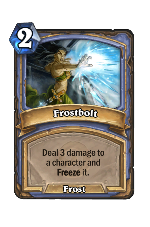 Frostbolt Hearthstone kártya