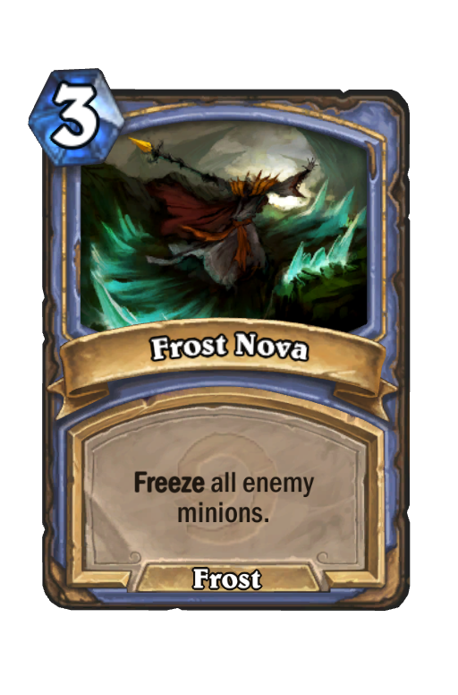 Frost Nova Hearthstone kártya