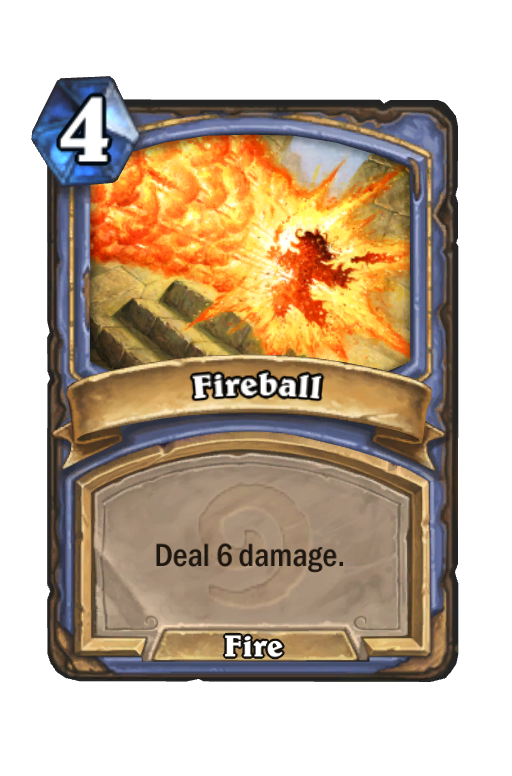 Fireball Hearthstone kártya