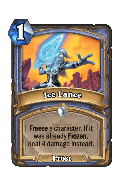 Ice Lance Hearthstone kártya