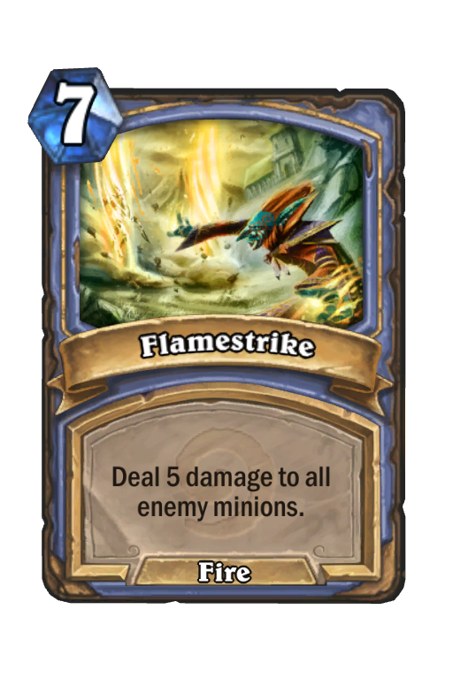 Flamestrike Hearthstone kártya