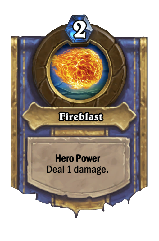 Fireblast Hearthstone kártya