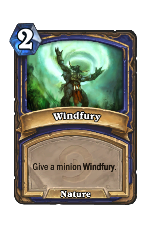 Windfury Hearthstone kártya