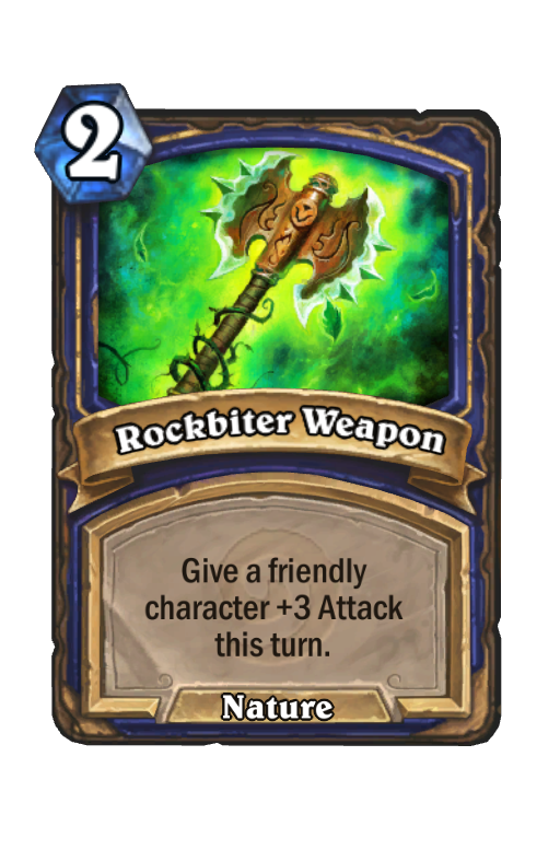 Rockbiter Weapon Hearthstone kártya