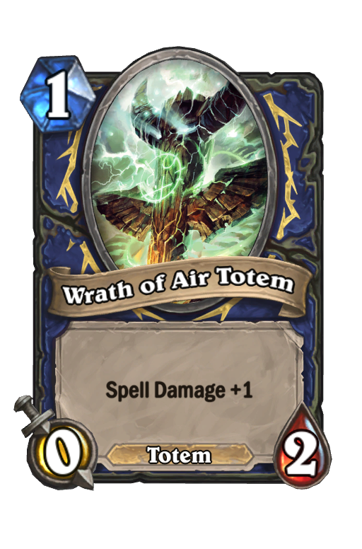 Wrath of Air Totem Hearthstone kártya