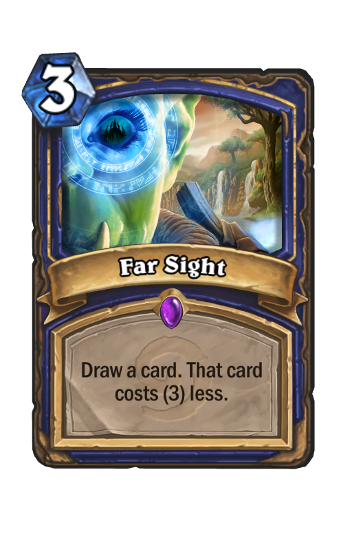 Far Sight Hearthstone kártya
