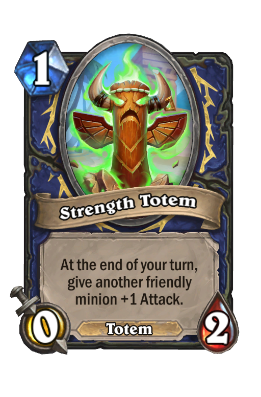 Strength Totem Hearthstone kártya
