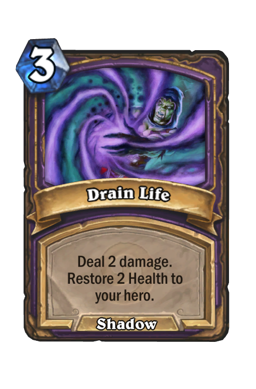 Drain Life Hearthstone kártya