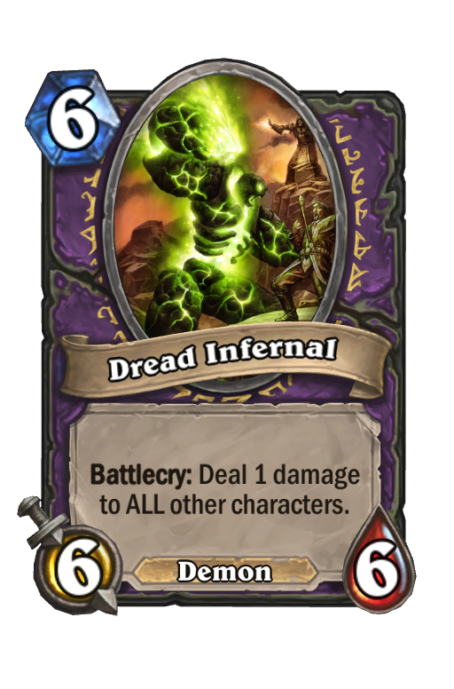 Dread Infernal Hearthstone kártya