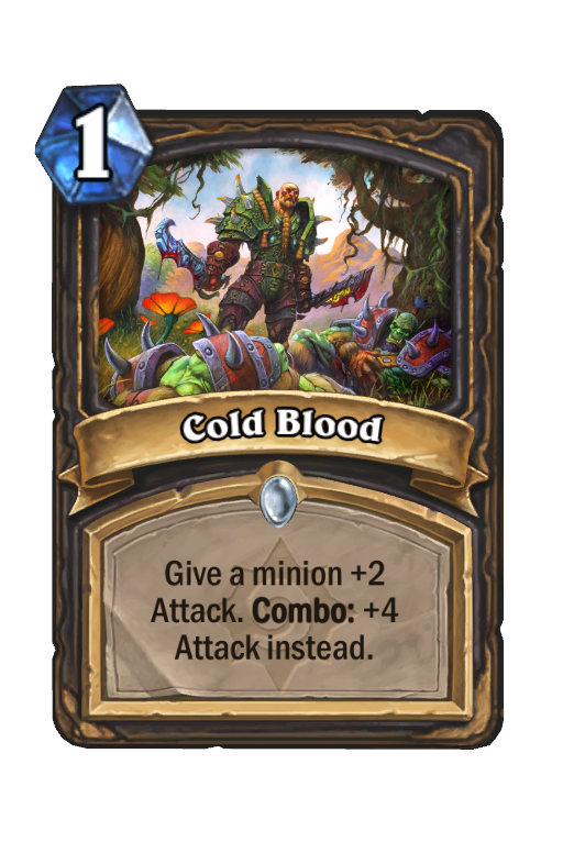 Cold Blood Hearthstone kártya
