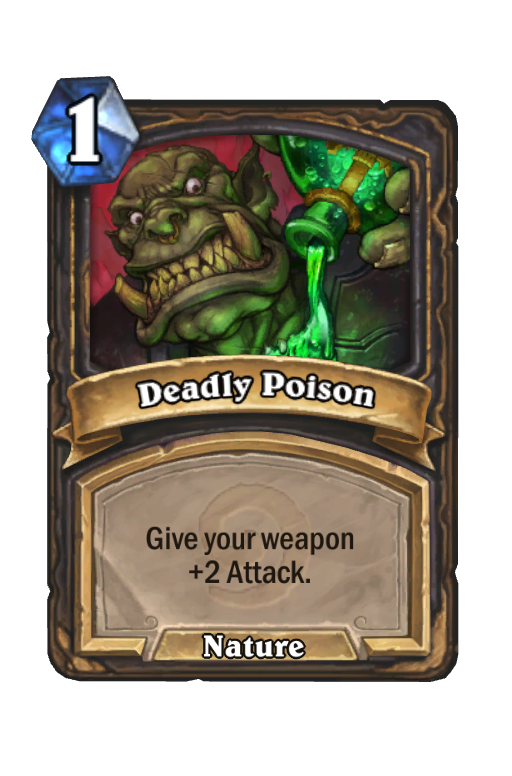 Deadly Poison Hearthstone kártya