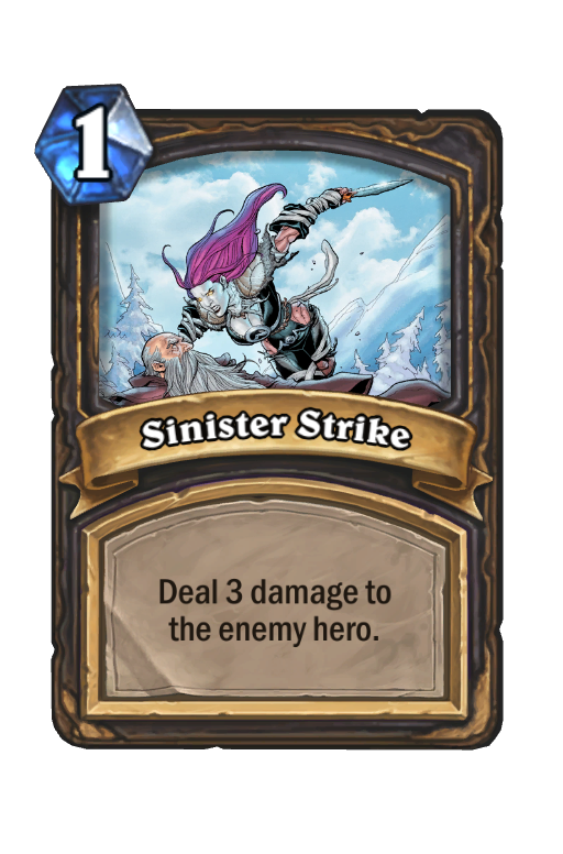 Sinister Strike Hearthstone kártya