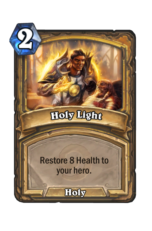 Holy Light Hearthstone kártya