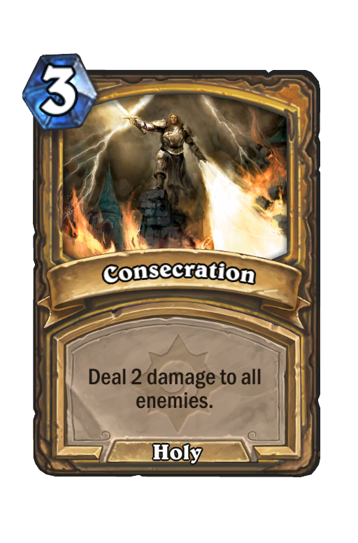 Consecration Hearthstone kártya