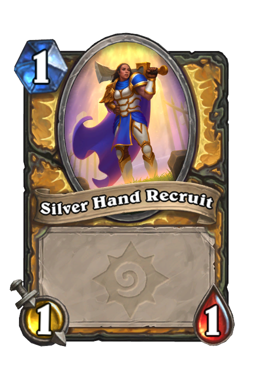 Silver Hand Recruit Hearthstone kártya