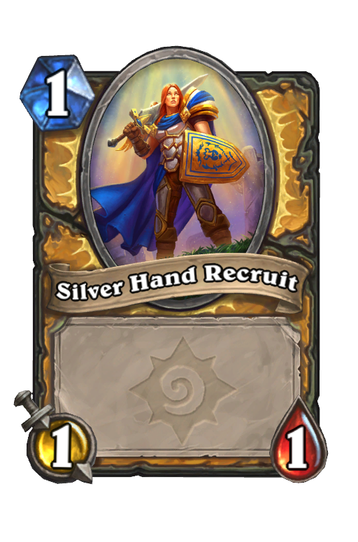 Silver Hand Recruit Hearthstone kártya