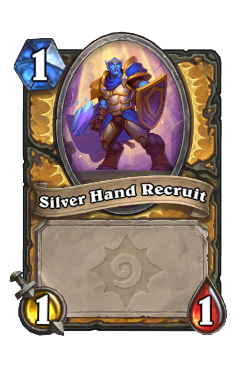 Silver Hand Recruit Hearthstone kártya