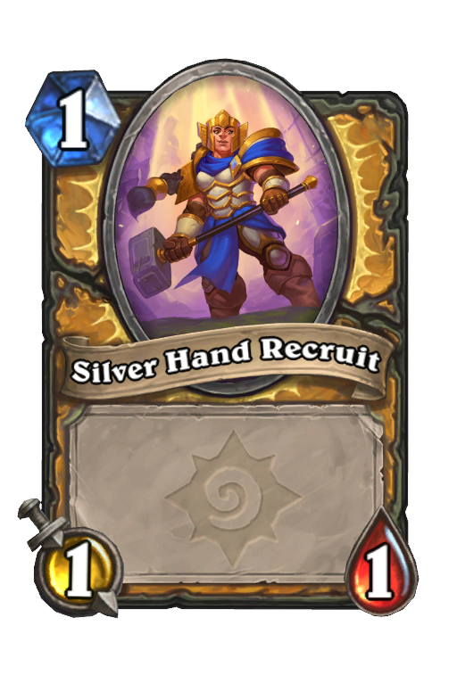 Silver Hand Recruit Hearthstone kártya
