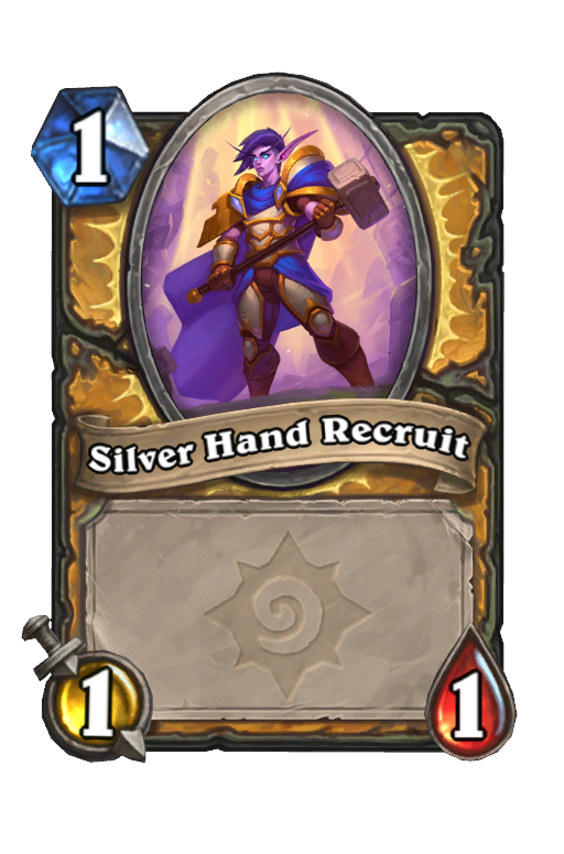 Silver Hand Recruit Hearthstone kártya