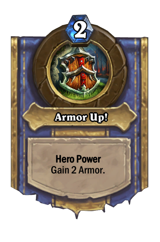 Armor Up! Hearthstone kártya