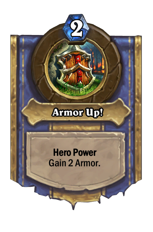 Armor Up! Hearthstone kártya