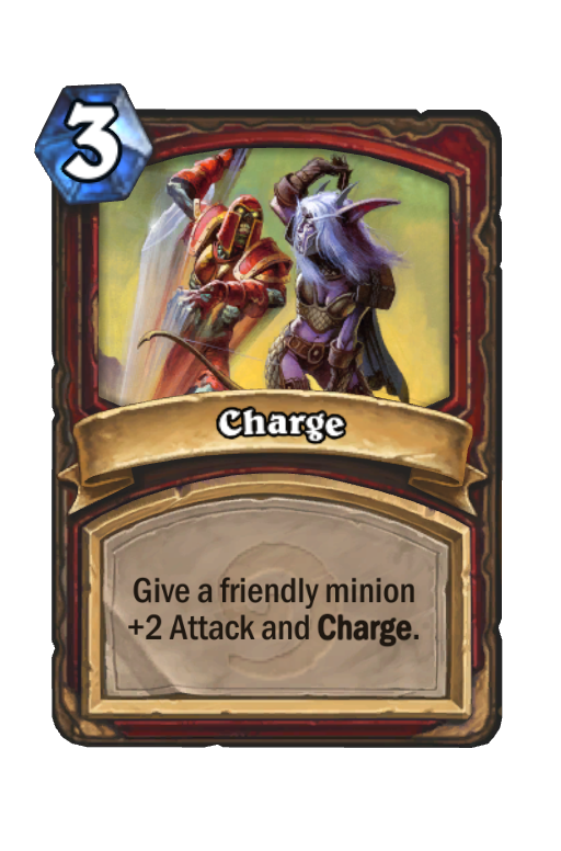 Charge Hearthstone kártya