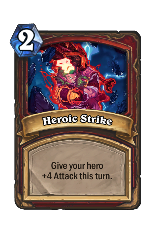Heroic Strike Hearthstone kártya