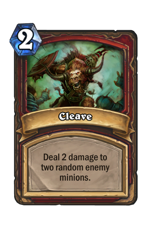 Cleave Hearthstone kártya