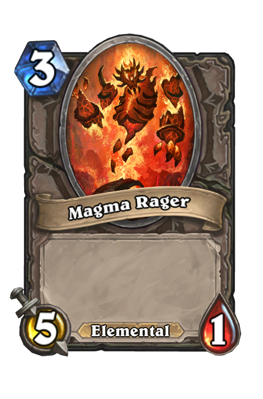 Magma Rager Hearthstone kártya