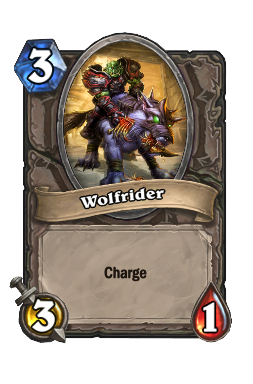 Wolfrider Hearthstone kártya