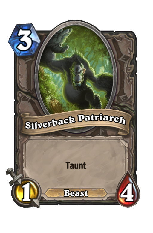 Silverback Patriarch Hearthstone kártya