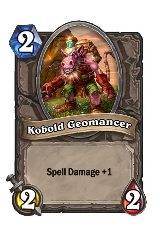 Kobold Geomancer Hearthstone kártya