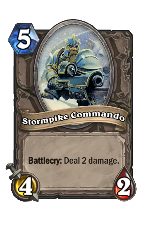 Stormpike Commando Hearthstone kártya
