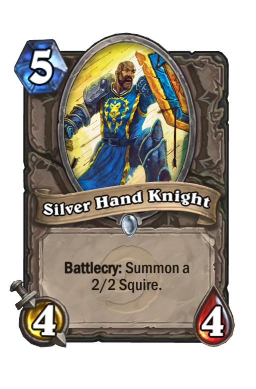 Silver Hand Knight Hearthstone kártya