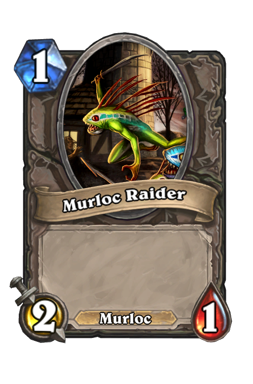 Murloc Raider Hearthstone kártya