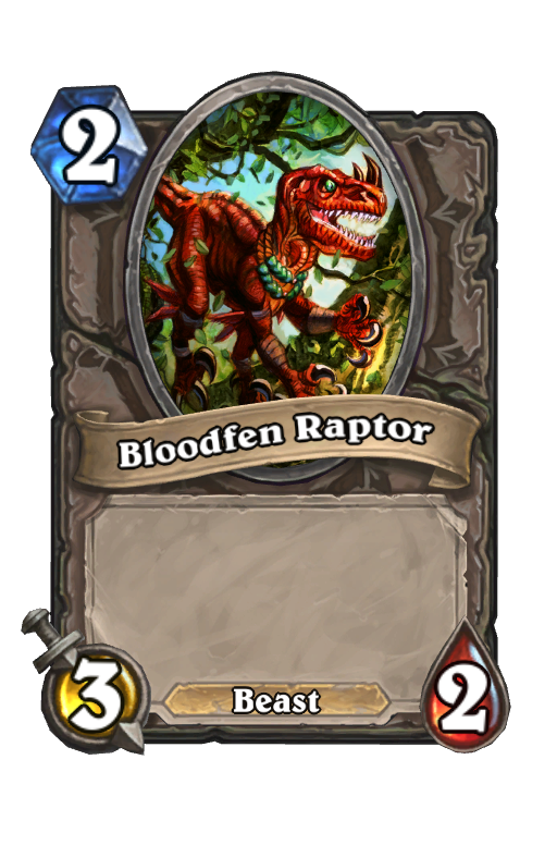 Bloodfen Raptor Hearthstone kártya