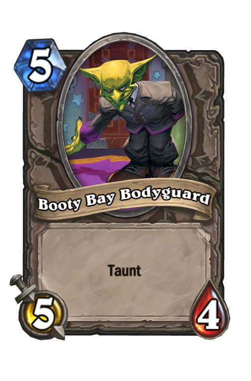 Booty Bay Bodyguard Hearthstone kártya