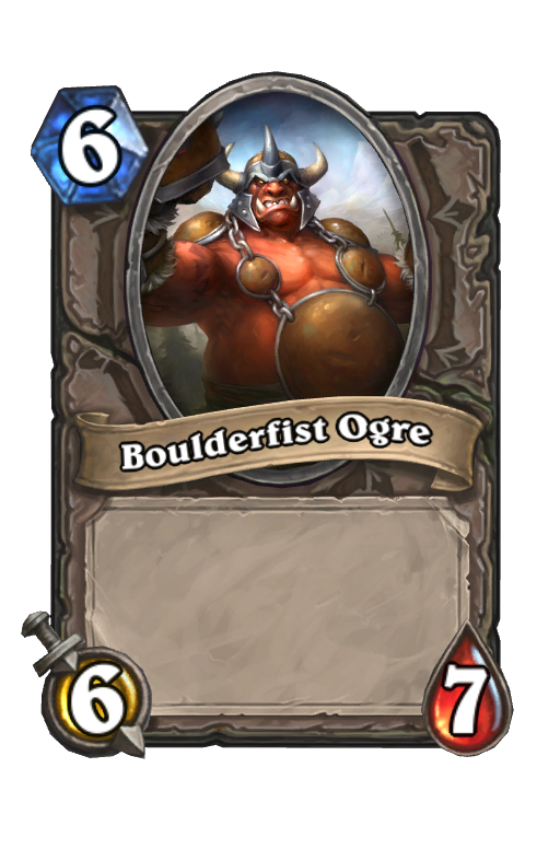 Boulderfist Ogre Hearthstone kártya