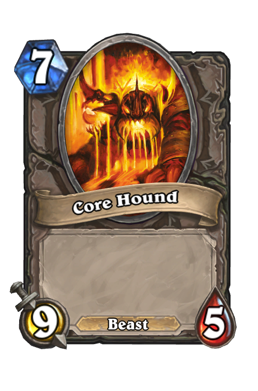 Core Hound Hearthstone kártya
