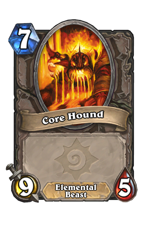 Core Hound Hearthstone kártya