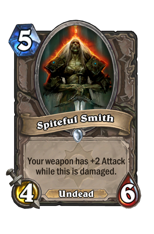Spiteful Smith Hearthstone kártya